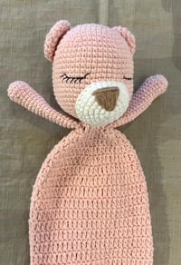 Image 2 of Sleepy Light Pink Bear Comfort Doll – 31 cm