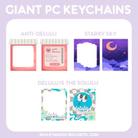 Image 2 of [LIMITED] Giant Metal PC Keychains