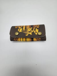 Image 7 of College Dropout Handcrafted Faux Leather Key Pouch