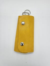 Image 3 of Golden Croc Key Pouch