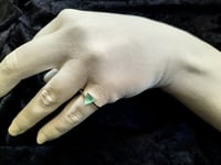 Image 2 of Triangle cut emerald ring