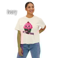 Image 7 of 'Too Sweet' Cupcake Women's Boxy Tee