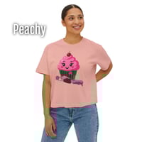 Image 1 of 'Too Sweet' Cupcake Women's Boxy Tee