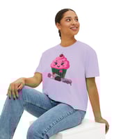 Image 12 of 'Too Sweet' Cupcake Women's Boxy Tee