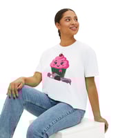 Image 14 of 'Too Sweet' Cupcake Women's Boxy Tee