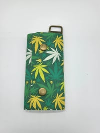 Image 2 of Yellow and Green High Vibes Key Pouch