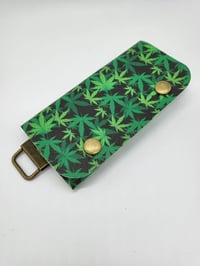 Image 3 of Green and Black High Vibes Key Pouch