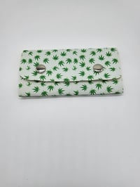 Image 2 of White & Green High Vibes Key Pouch