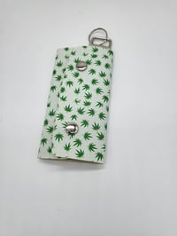 Image 5 of White & Green High Vibes Key Pouch