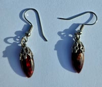Almandine garnet earrings 