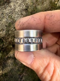 Image 4 of WL&A Handmade XL Wide Ingot Band Ring - Size 10.5