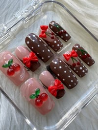 Image 1 of CHERRY COCOA BOW 