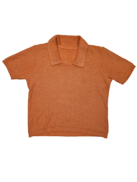 Image 1 of Orange Knit Polo