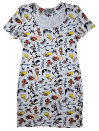 Image 1 of Bugs Bunny spandex dress