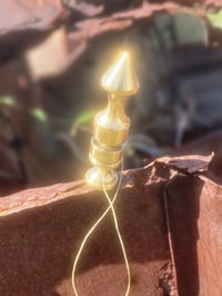 Image 1 of Brass Pendulum Spike garrot & Yo Yo
