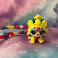 Image 2 of Yellow LPS Character Kandi Necklace