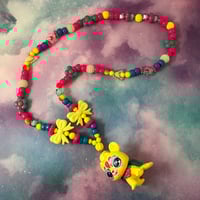 Image 1 of Yellow LPS Character Kandi Necklace