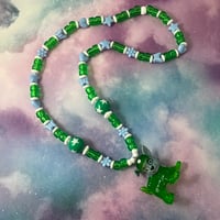 Image 1 of Green Super Dog Kandi Necklace
