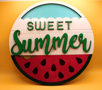 Image 3 of 10 inch Hand Painted Layered Door Hangers-Page 2
