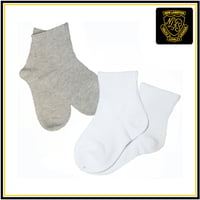 Grey or White Ankle Socks - $3