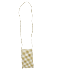 Faux Pearl Phone Bag