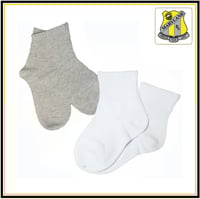 Grey or White Ankle Socks - $3