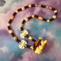 Image 3 of Kawaii S'mores Kitty Cat Kandi Necklace