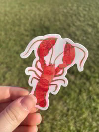 Lobster Sticker - Die Cut Waterproof Vinyl Sticker