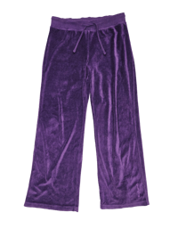Image 1 of Purple Velour Lounge Pants