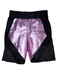 Image 1 of KTZ pink metallic shorts