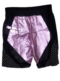 Image 2 of KTZ pink metallic shorts