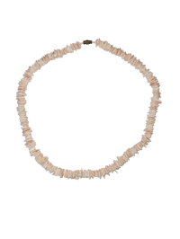Baby pink puka shell necklace