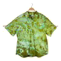 Men’s Button Down Shirt (Size: XXL) Green