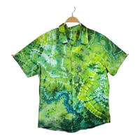 Men’s Button Down Shirt (Size XL) Green