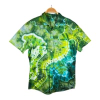 Men’s Button Down Shirt (Size S) Green