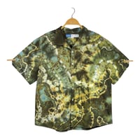 Men’s Button Down Shirt (Size XXL) Mossy