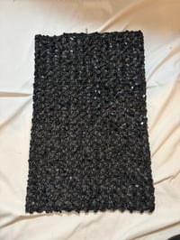Image 4 of 2000s black sequin boob tube top 