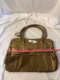 Image 5 of Nicole Y2K deadstock gold mcbling shoulder bag silver hardware