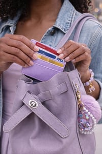 Image 2 of Sugar Plum Mini Bucket Bag & Wallet Set