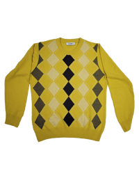 Image 1 of Yellow Diamond sweater
