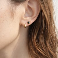 Image 4 of Tiny huggie hoop earring