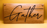 Image 3 of Rustic Farmhouse Style Wood Signs-page 1