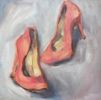 Image 1 of Pink Pumps On Hot Concrete (study no. 1) 