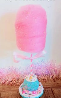 Image 1 of Fake Cotton Candy Decor/Centerpiece 