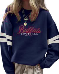 Image 2 of Mignardi Studios Varsity Football Heritage Crewneck