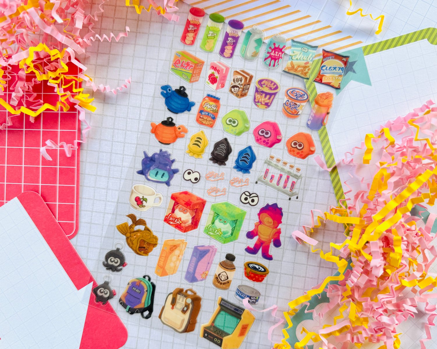 Full Locker Sticker Sheet