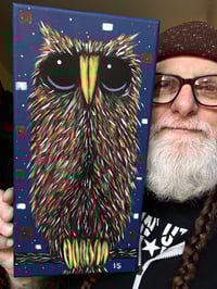 Image 2 of ORIGINAL 7x14 acrylic on stretched canvas, 'Faye Sprewell Knows Whose Fragile Ego To Stroke'