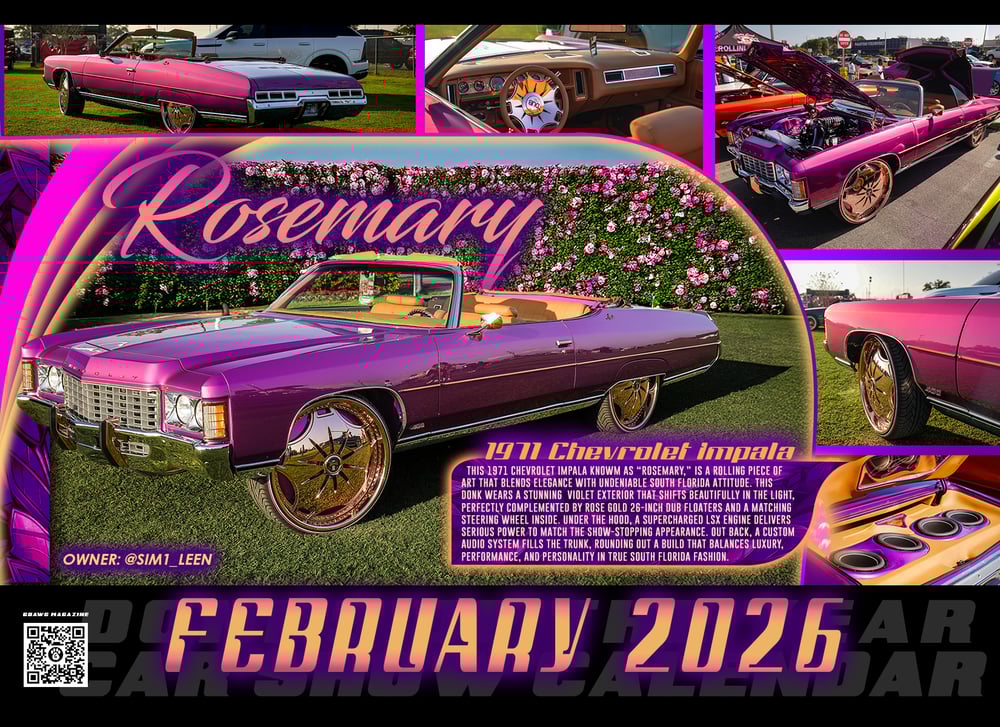 Image of 2026 Donk Calendar [ Gdawg803 Magazine ]