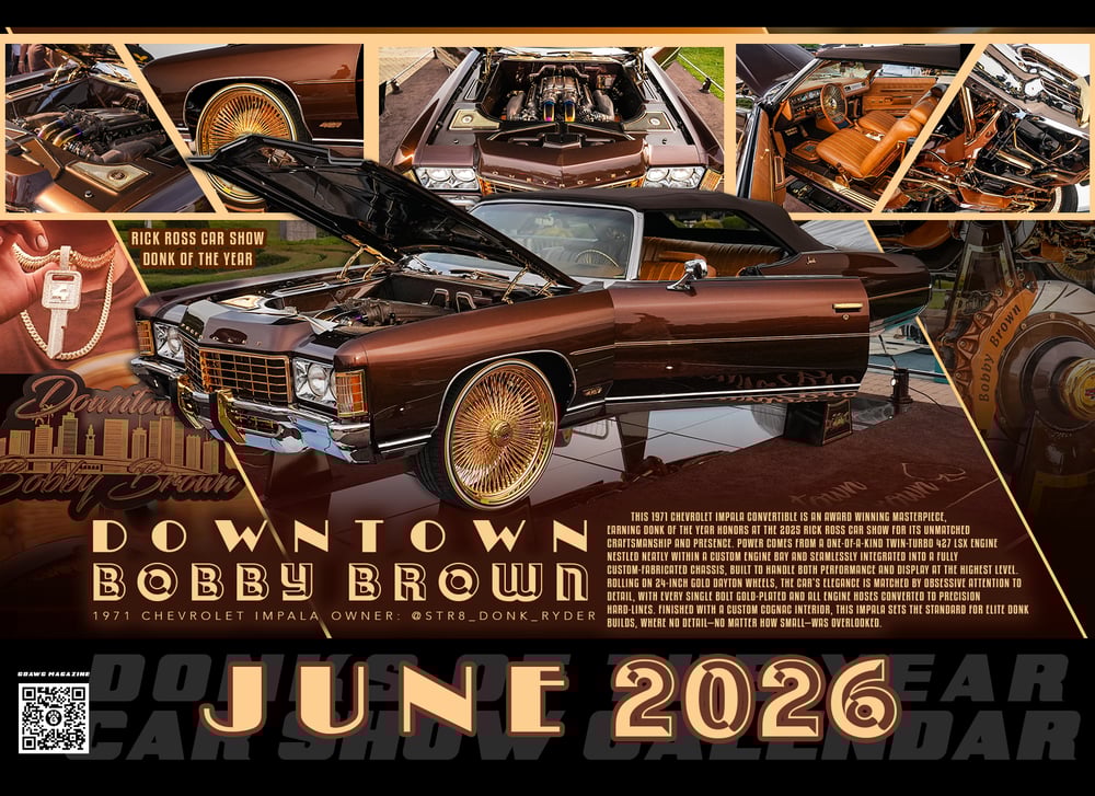 Image of 2026 Donk Calendar [ Gdawg803 Magazine ]