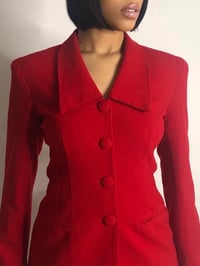 Image 6 of Exagerated Collar Blazer